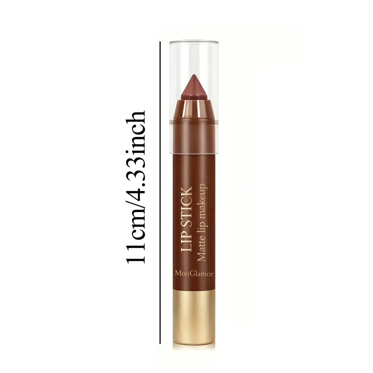 Mooglamor 6Pcs Matte Creamy Lipstick Pencil Set Long Lasting Makeup Waterproof Transferproof Lip Pens Nude Brown Moisturizing Lip Glossy Smooth Cosmetics Dealsforyoudays