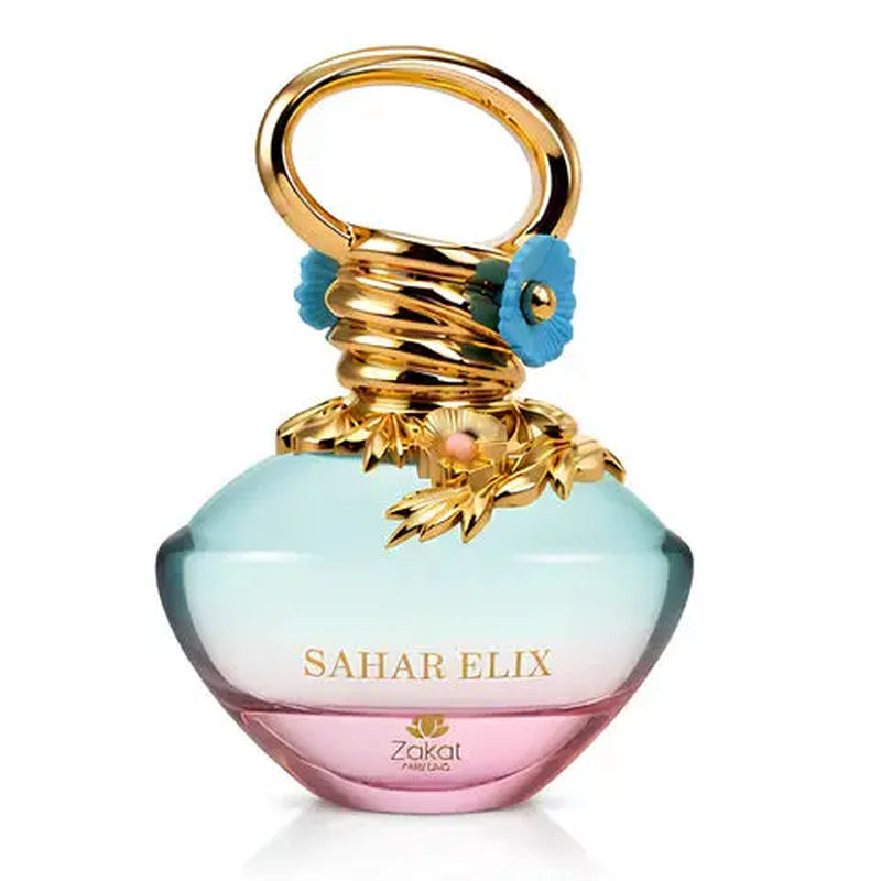 The Tow Flower Bundle I Sahar Elix + Flower Blush by Zakat Eau De Parfum 3.4 FL OZ Each for Women