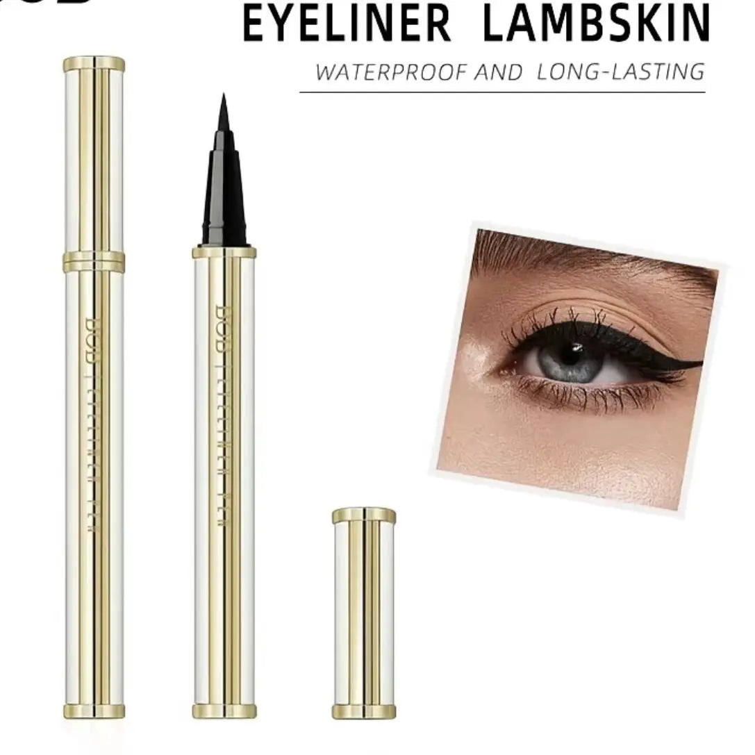 Waterproof Lambskin Eyeliner Pen - Resistant to Smudges, with a Long-Lasting, Smooth and Thick Tip, Perfect for Creating Clear Eye Makeup, Suitable for All-Day Wear and for Beginners - Women'S Daily Makeup Tools, Cosmetics and Professional Beauty Products