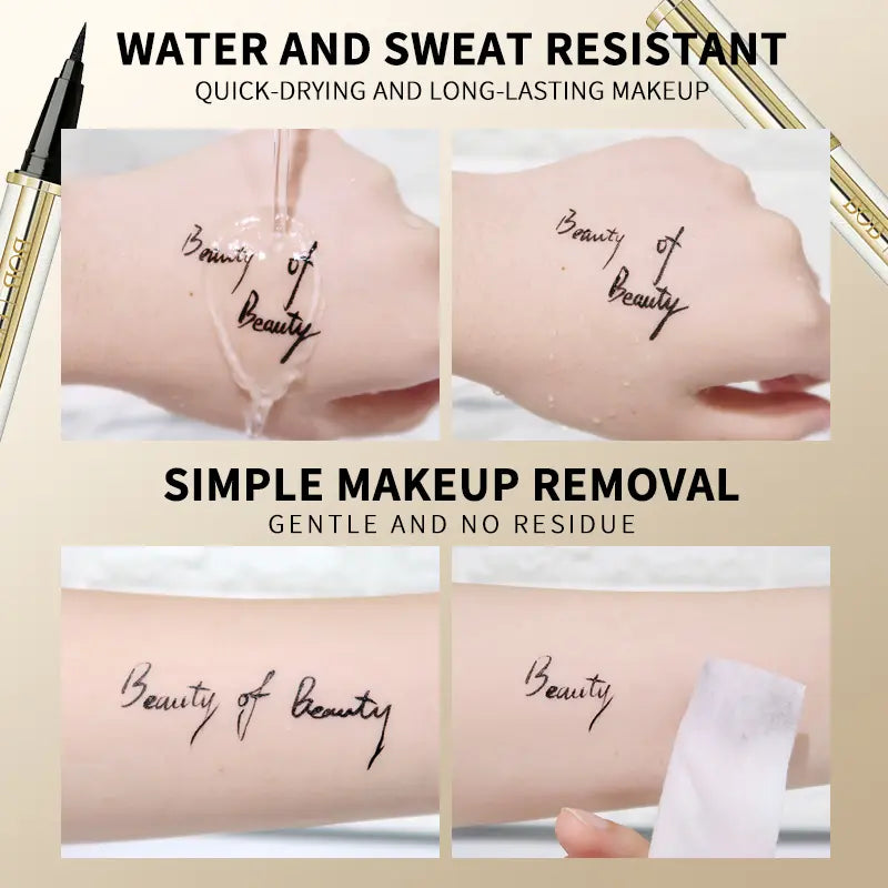 Waterproof Lambskin Eyeliner Pen - Resistant to Smudges, with a Long-Lasting, Smooth and Thick Tip, Perfect for Creating Clear Eye Makeup, Suitable for All-Day Wear and for Beginners - Women'S Daily Makeup Tools, Cosmetics and Professional Beauty Products