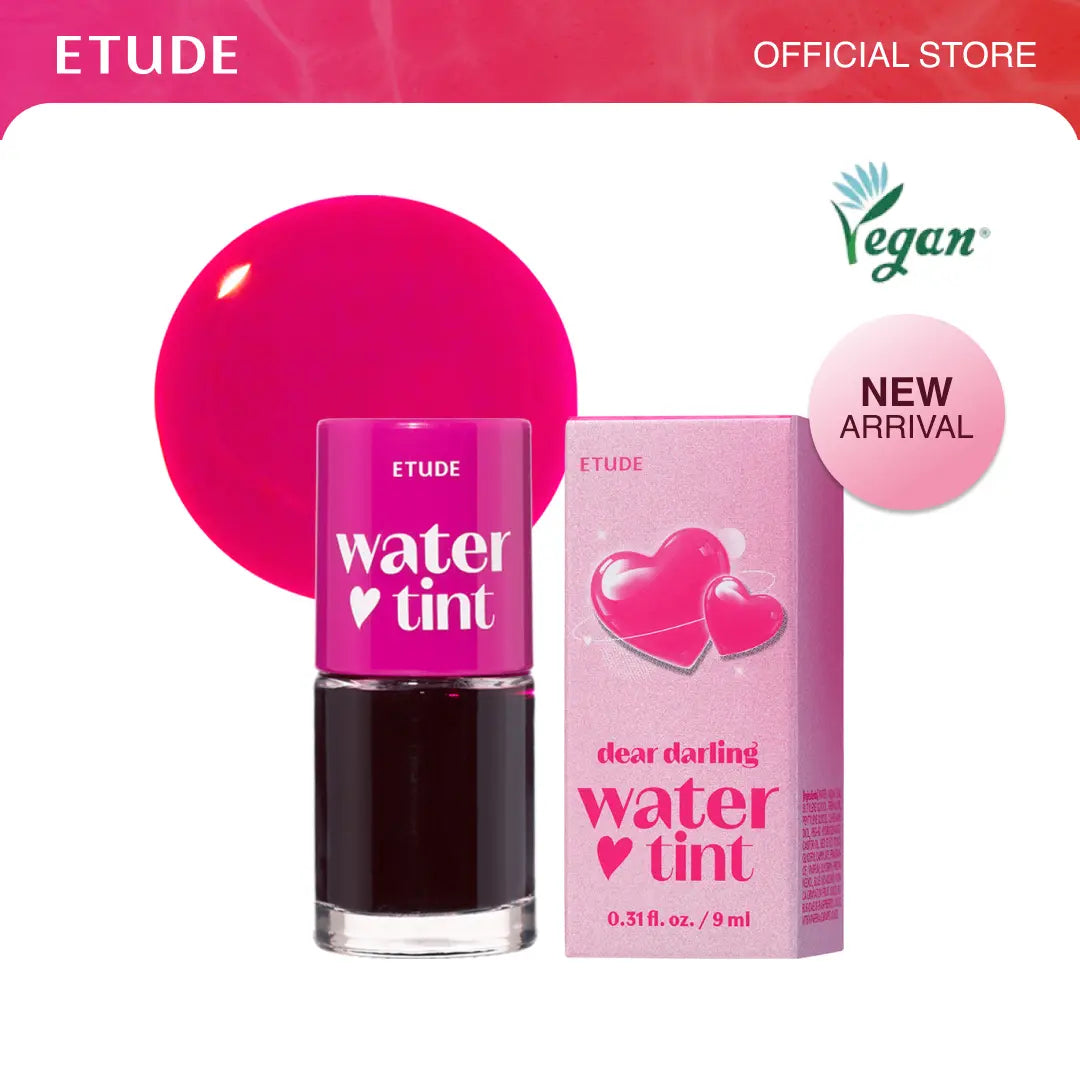 [ETUDE Official] NEW ARRIVAL | Dear Darling Water Tint | 2-In-1 Lip & Cheek Tint | Viral K-Beauty Lip Stain | Long-Lasting Wear | Hydrating Formula | Smudge-Proof Wear | Vivid Buildable Color