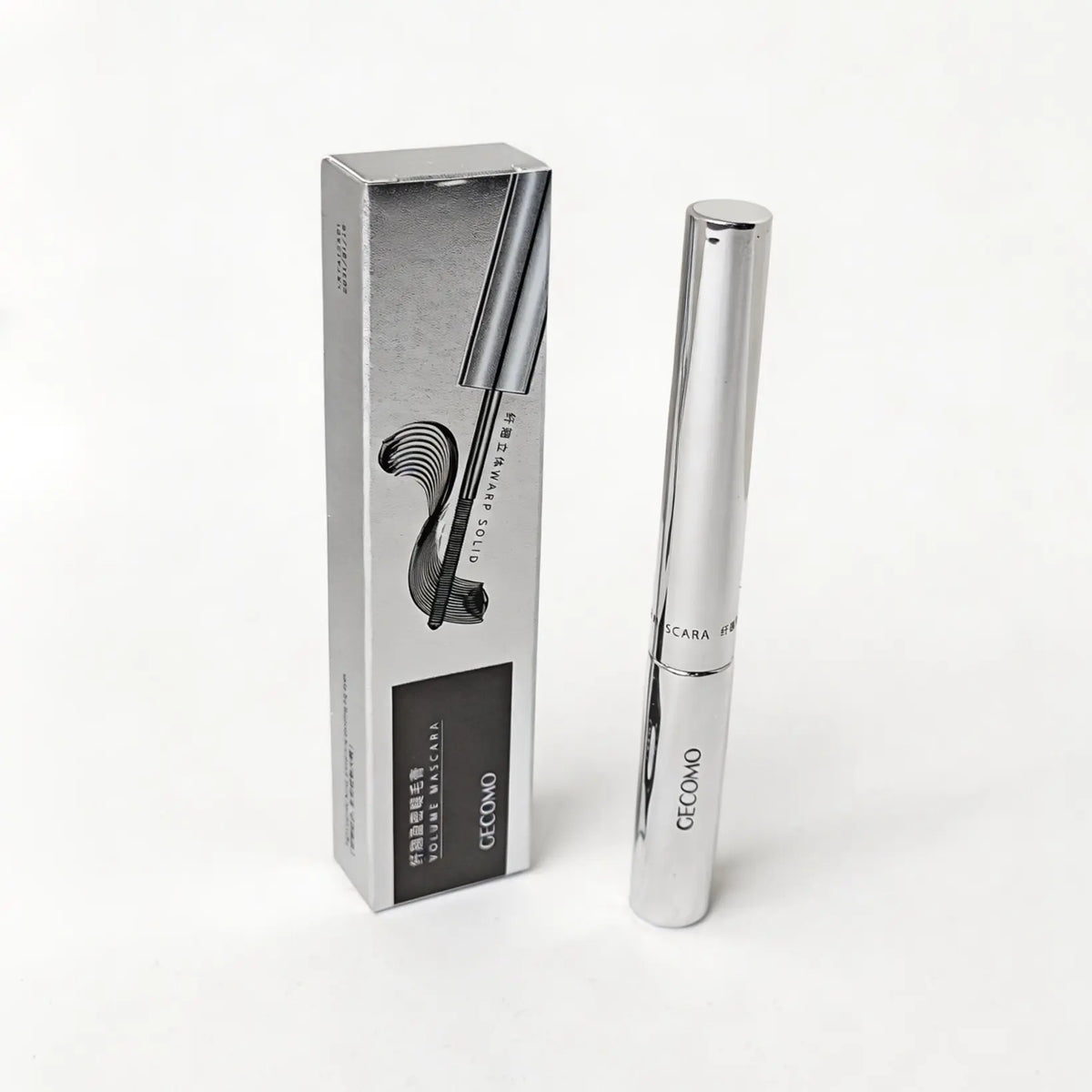 Steel Spiral Brush Mascara Volumizing Waterproof Curling Smudge Proof Non Clumping Lengthening Eyelash Makeup Portable Eye Cosmetic for Daily Women Eye Makeup Bottom