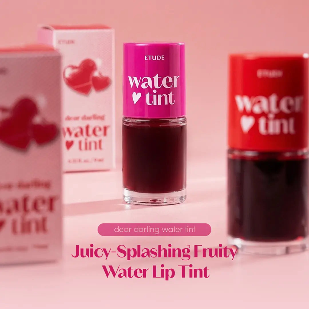 [ETUDE Official] NEW ARRIVAL | Dear Darling Water Tint | 2-In-1 Lip & Cheek Tint | Viral K-Beauty Lip Stain | Long-Lasting Wear | Hydrating Formula | Smudge-Proof Wear | Vivid Buildable Color