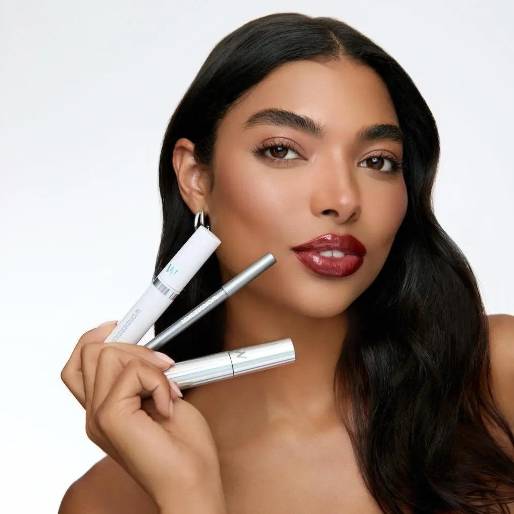 Wonderskin Ultimate Lips Set – Longwear Lip Stain, 360 Contour Lip Liner & Clear Gloss Trio for Waterproof, Transfer-Proof, Hydrating, and Glossy Finish – Vegan & Cruelty-Free All-In-One Lip Kit