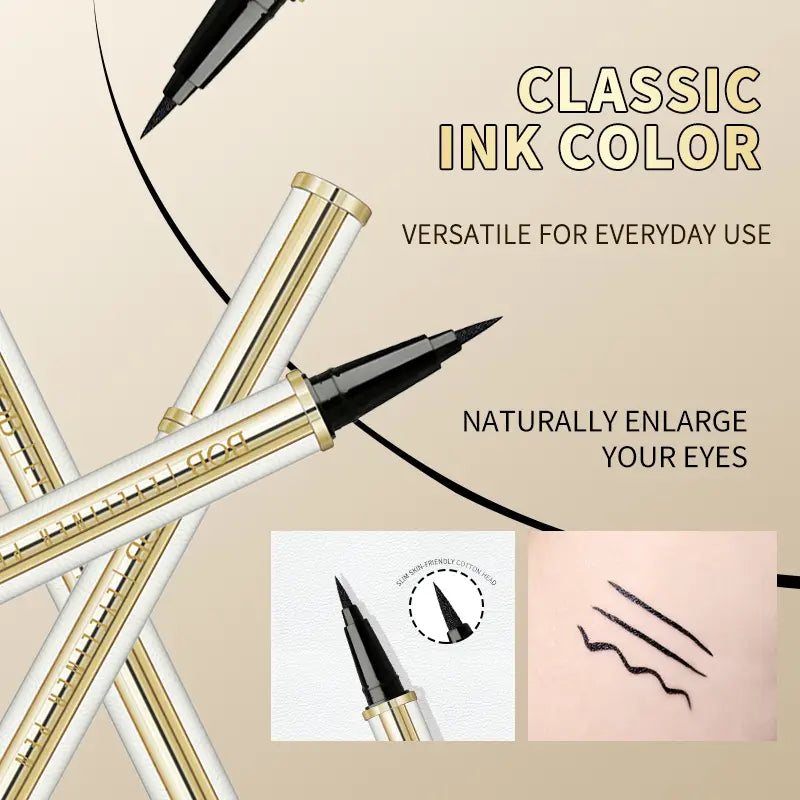 Waterproof Lambskin Eyeliner Pen - Resistant to Smudges, with a Long-Lasting, Smooth and Thick Tip, Perfect for Creating Clear Eye Makeup, Suitable for All-Day Wear and for Beginners - Women'S Daily Makeup Tools, Cosmetics and Professional Beauty Products