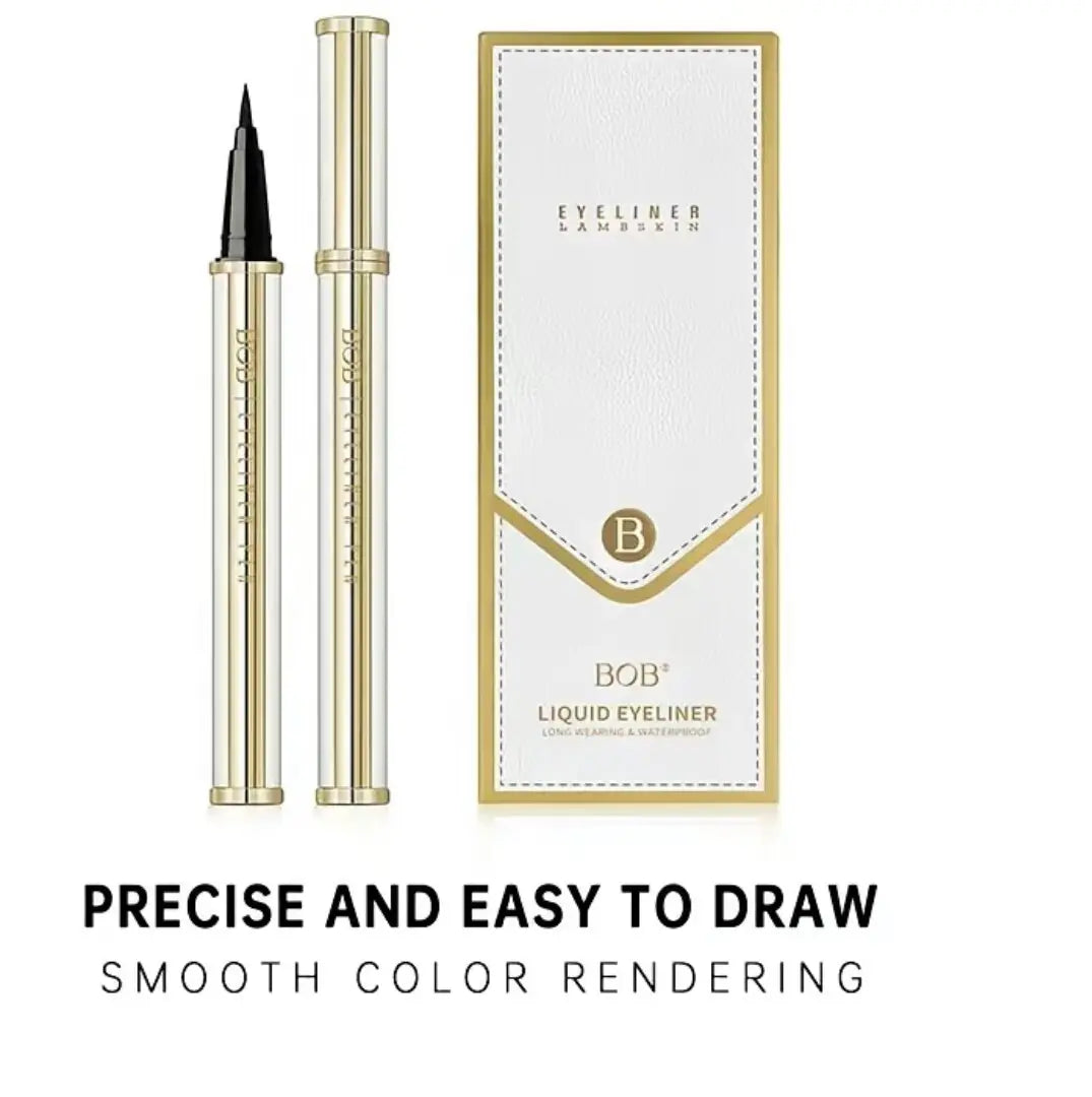 Waterproof Lambskin Eyeliner Pen - Resistant to Smudges, with a Long-Lasting, Smooth and Thick Tip, Perfect for Creating Clear Eye Makeup, Suitable for All-Day Wear and for Beginners - Women'S Daily Makeup Tools, Cosmetics and Professional Beauty Products