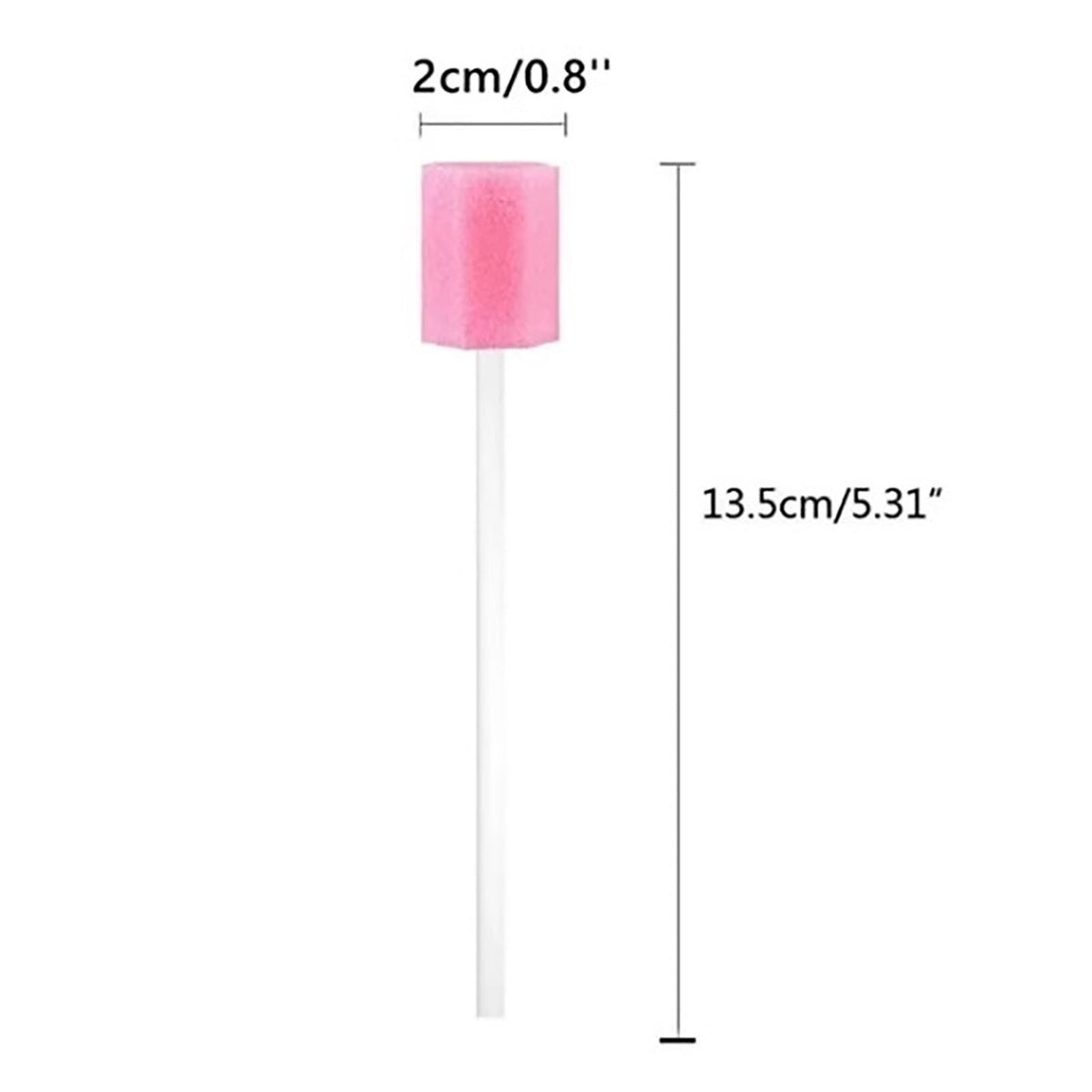 Oral Care Sticks Disposable Sponge 100 Pcs Mouth Sponges for Cleaning in Oral Clinics