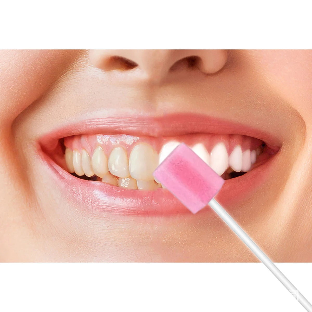 Oral Care Sticks Disposable Sponge 100 Pcs Mouth Sponges for Cleaning in Oral Clinics