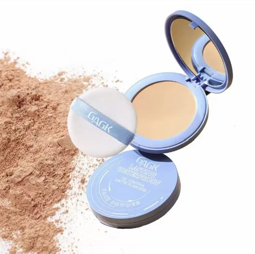 Summer Oil Control Matte Perfections Pressedpowder-Waterproof Face Powder,Oil Control Facepressed Powder,Waterproof Settingpowder,Waterproof Long Lasting Finishing Powder
