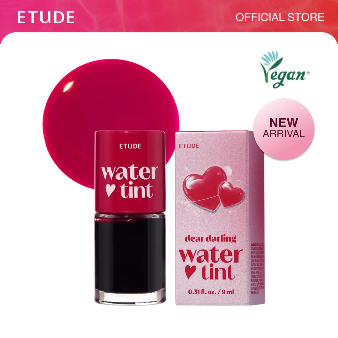 [ETUDE Official] NEW ARRIVAL | Dear Darling Water Tint | 2-In-1 Lip & Cheek Tint | Viral K-Beauty Lip Stain | Long-Lasting Wear | Hydrating Formula | Smudge-Proof Wear | Vivid Buildable Color