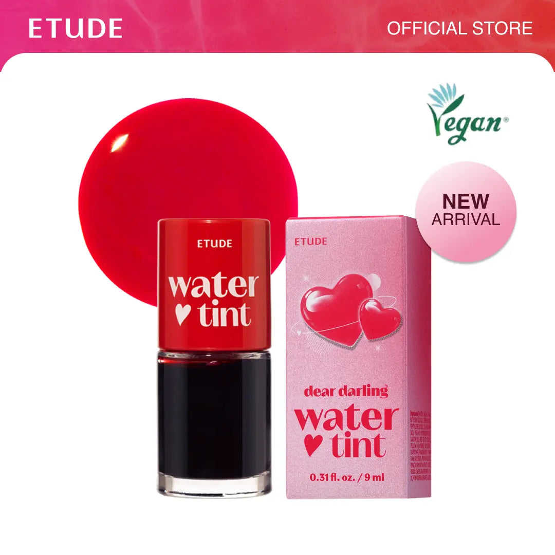[ETUDE Official] NEW ARRIVAL | Dear Darling Water Tint | 2-In-1 Lip & Cheek Tint | Viral K-Beauty Lip Stain | Long-Lasting Wear | Hydrating Formula | Smudge-Proof Wear | Vivid Buildable Color