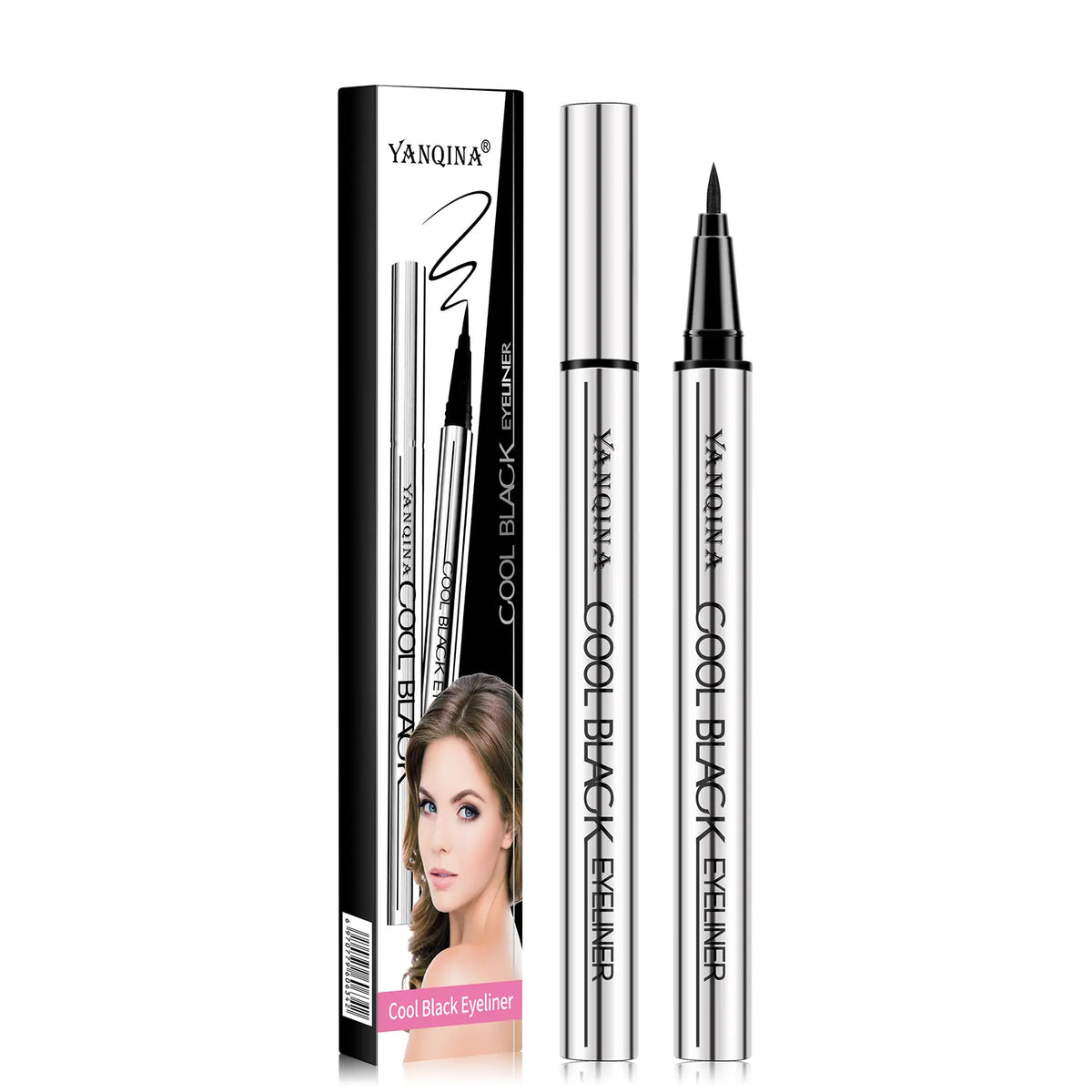 Vegan Liquid Eyeliner Pen - Beauty Products Single Item Makeup, 24-Hour Long Lasting, Waterproof, Lightweight, Flawless Smooth Application, Ultra Creamy Silky Texture, Cruelty Free, Eye Area, Adults, 24 Months, Smudge Proof, 12G